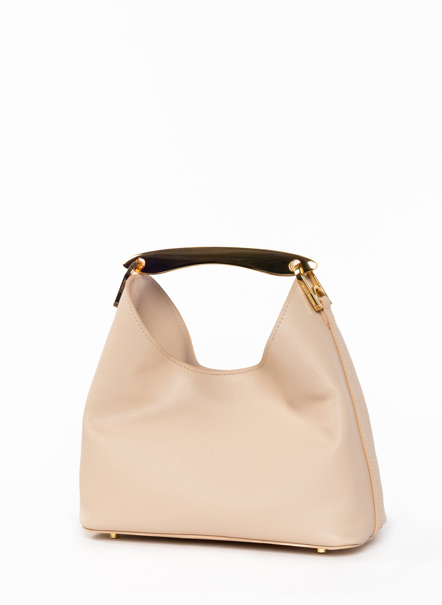 Small Boomerang Caviar Leather Nude