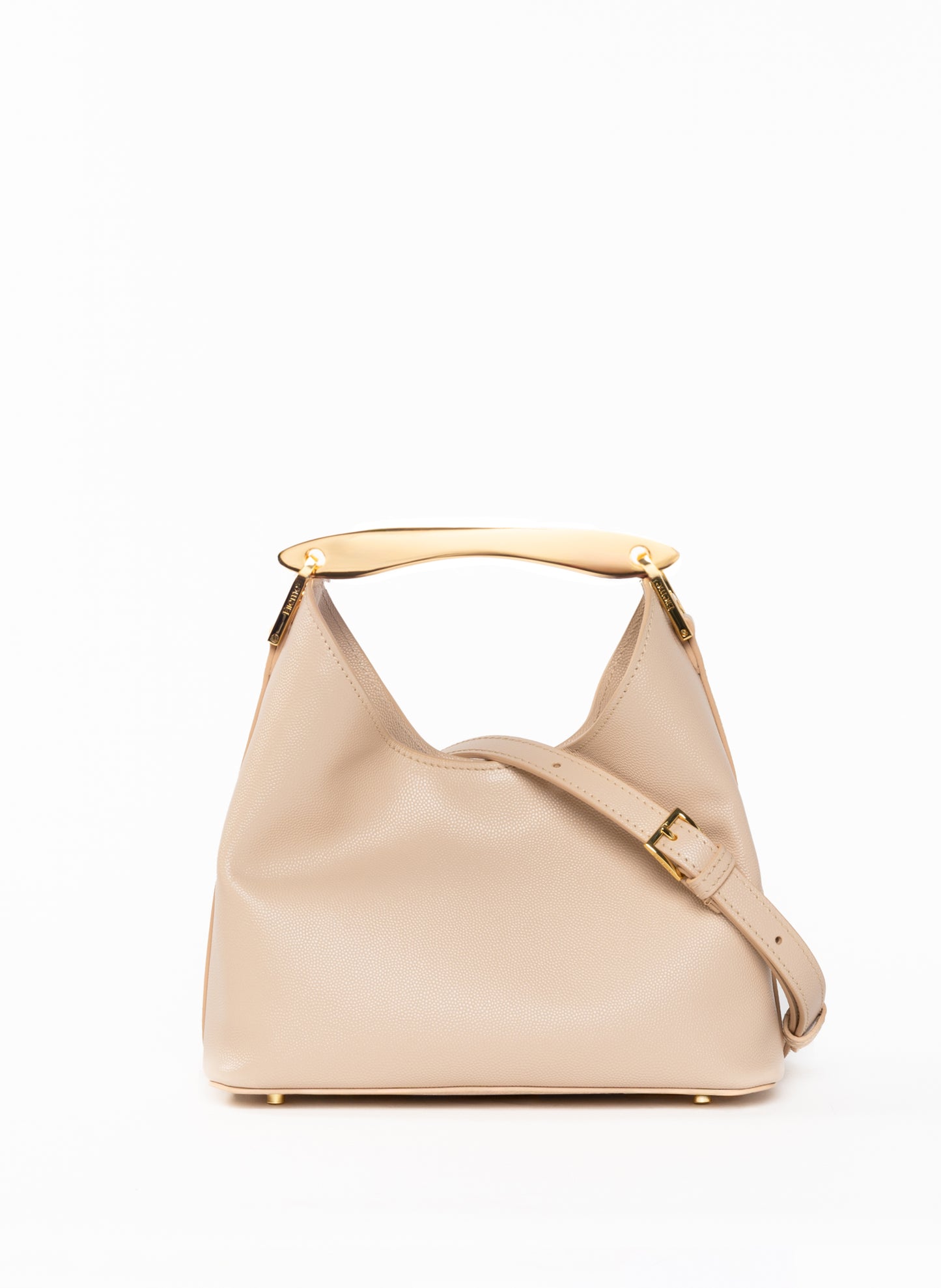 Small Boomerang Caviar Leather Nude