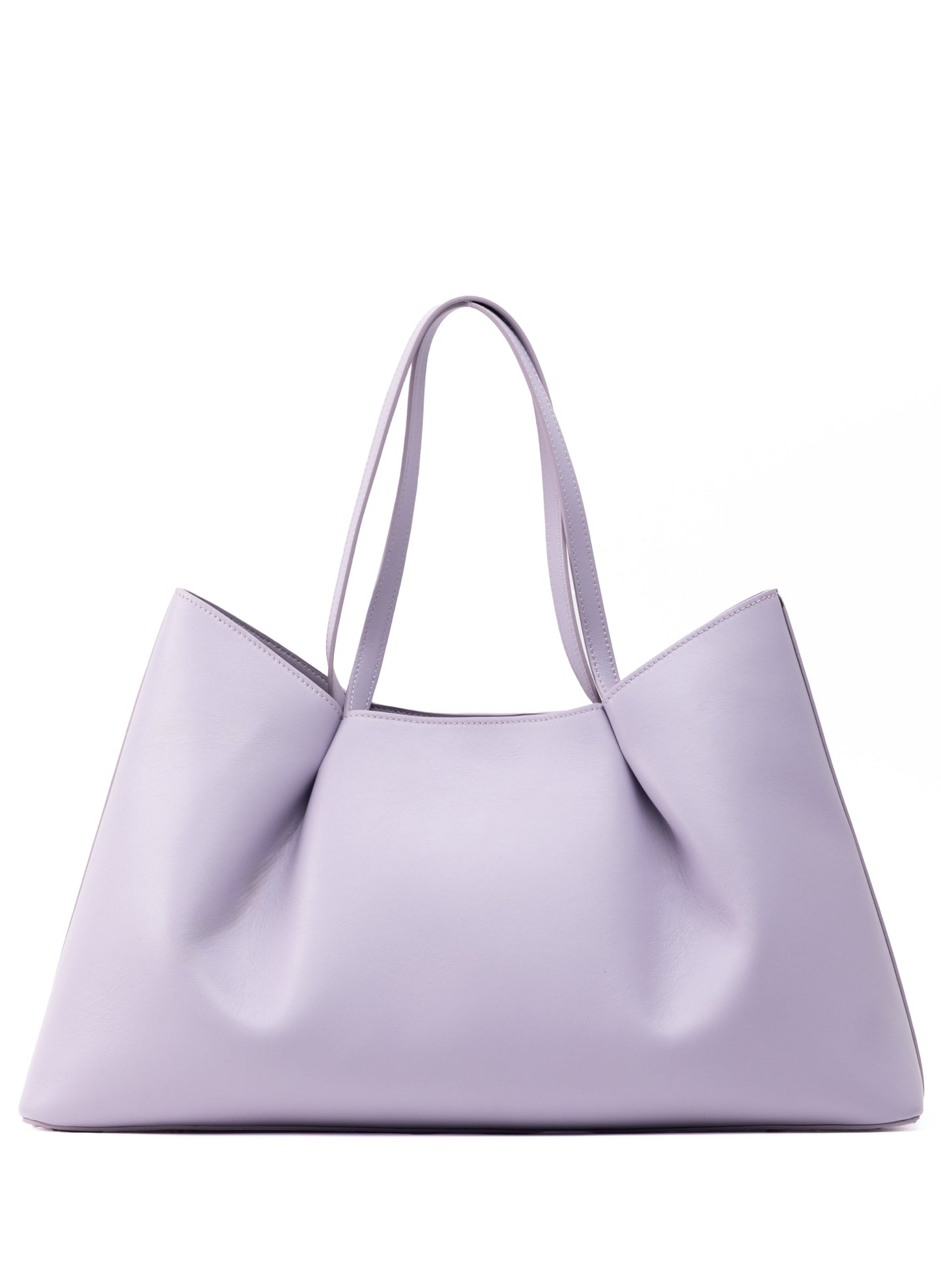 Dimple Tote Pebbled Leather Lilac