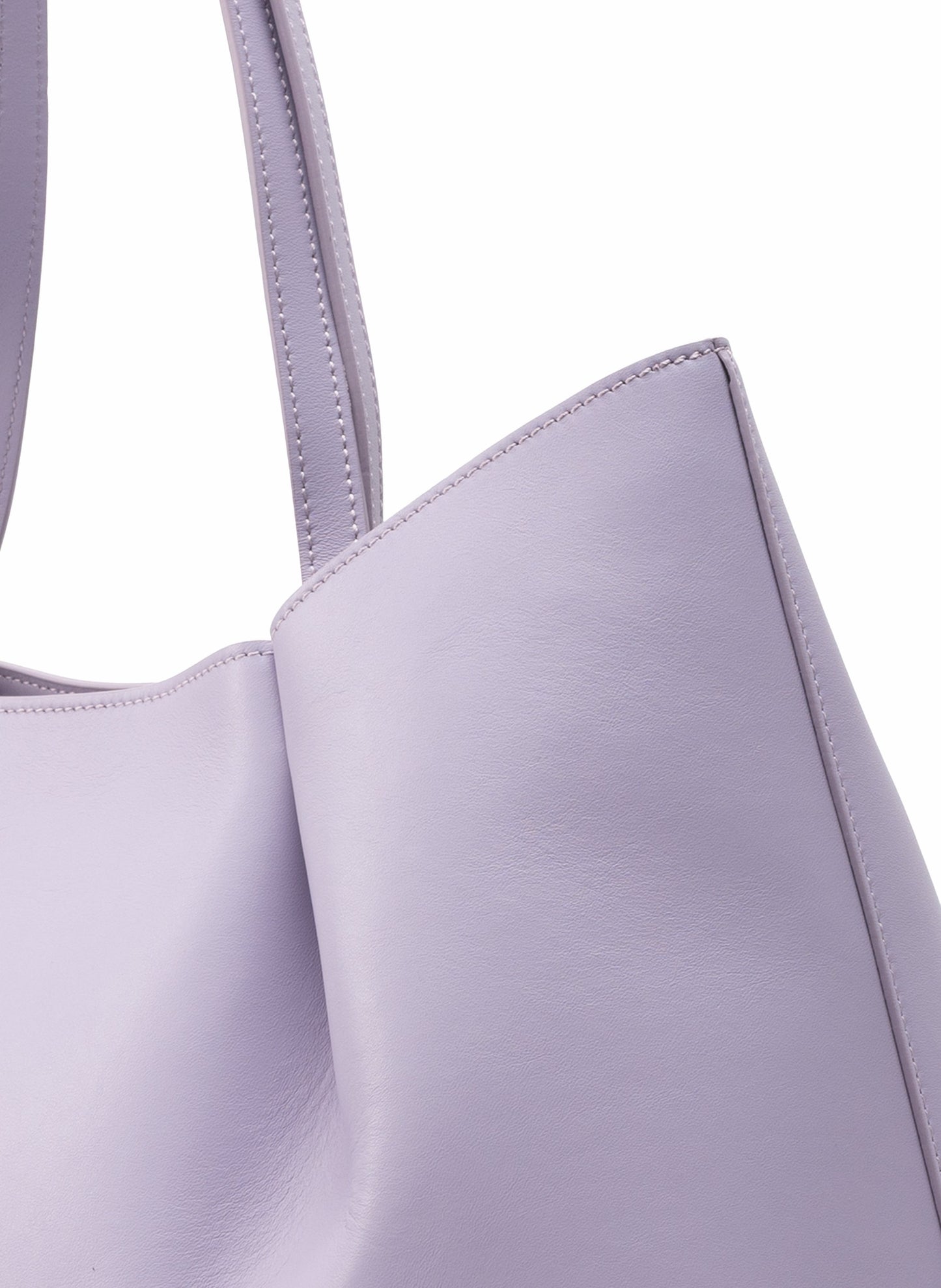 Dimple Tote Pebbled Leather Lilac