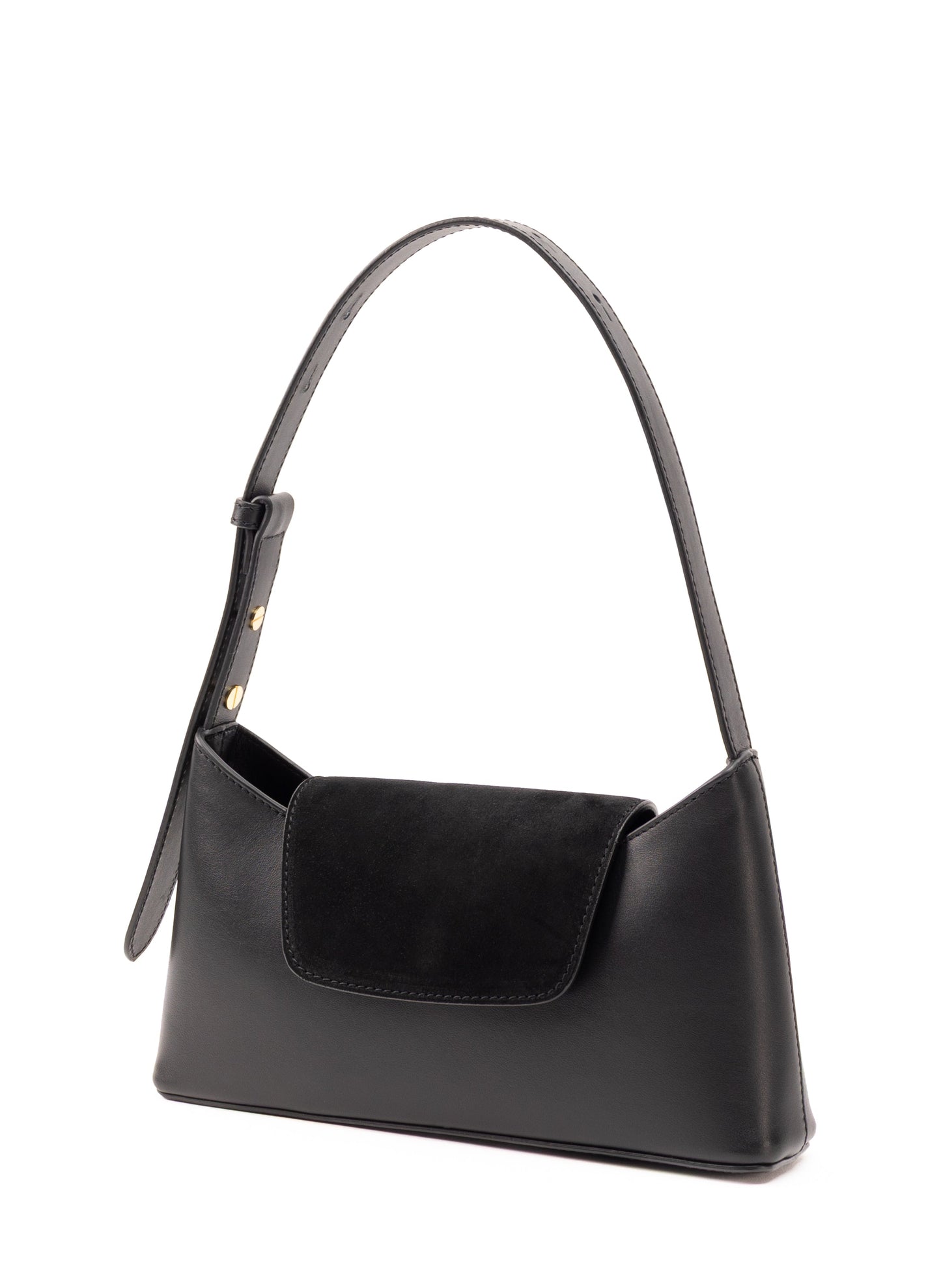 Envelope Suede/Leather Black