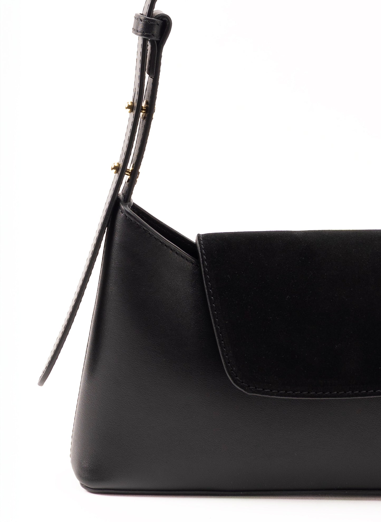 Envelope Suede/Leather Black