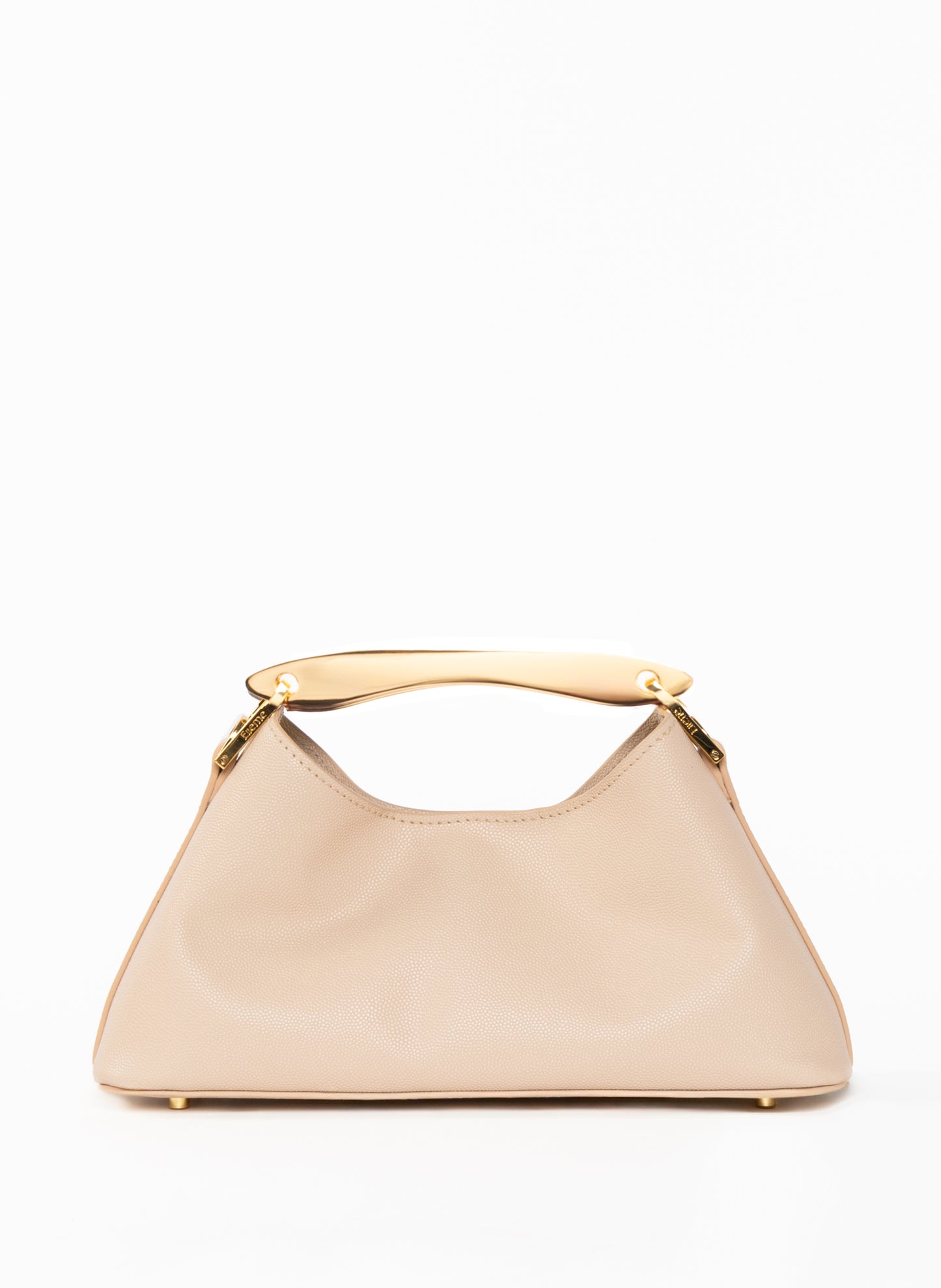 Mini Boomerang Caviar Leather Nude