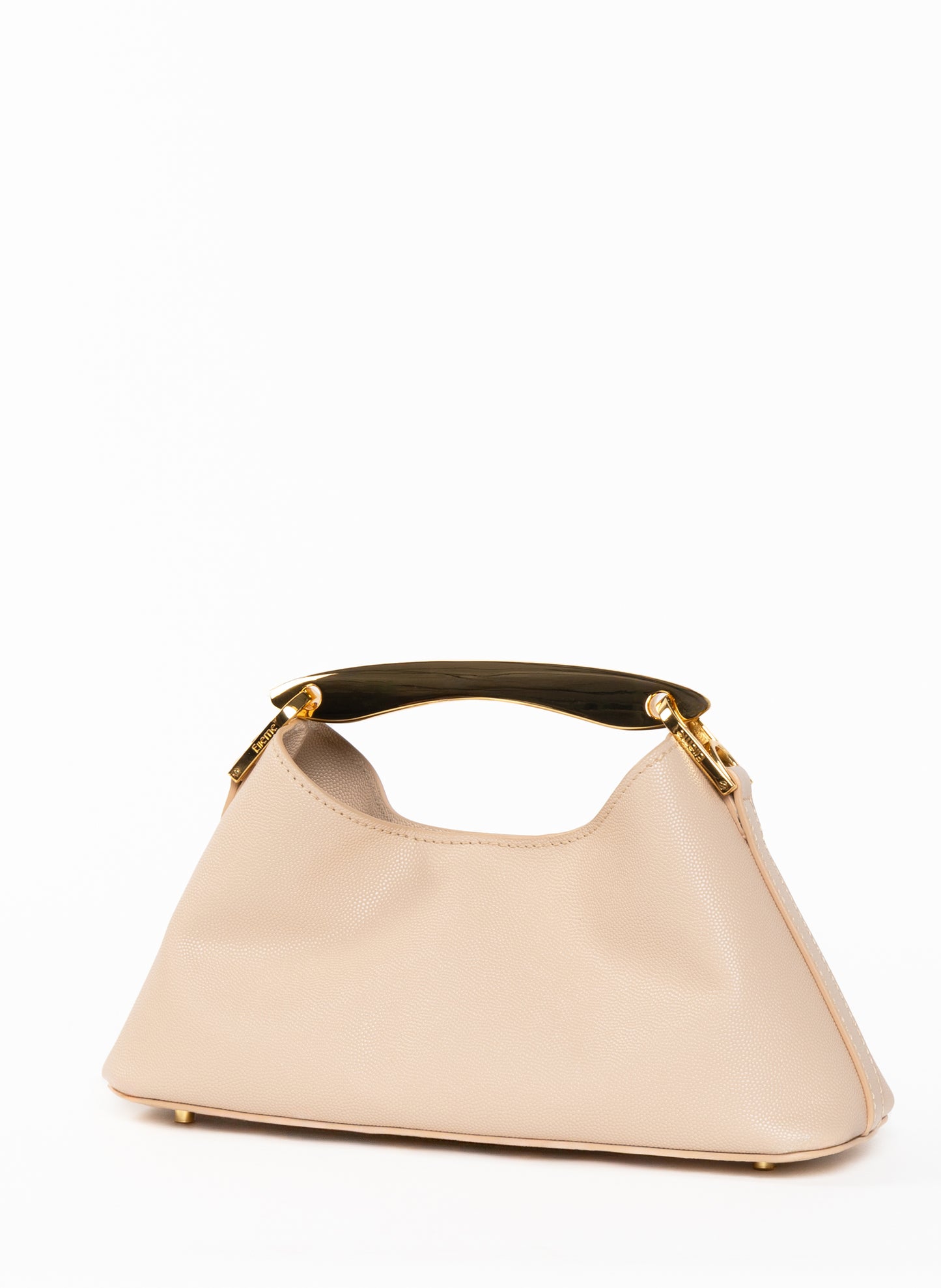 Mini Boomerang Caviar Leather Nude