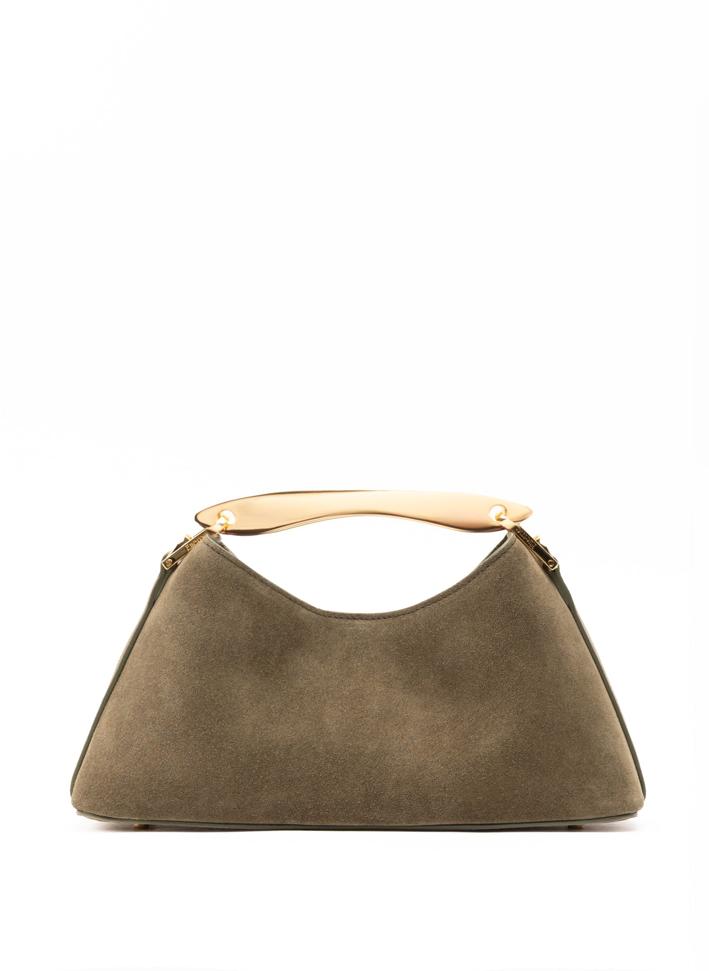 Mini Boomerang Suede Truffle