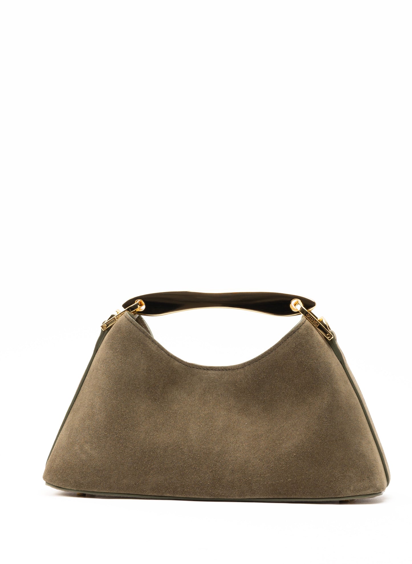 Mini Boomerang Suede Truffle