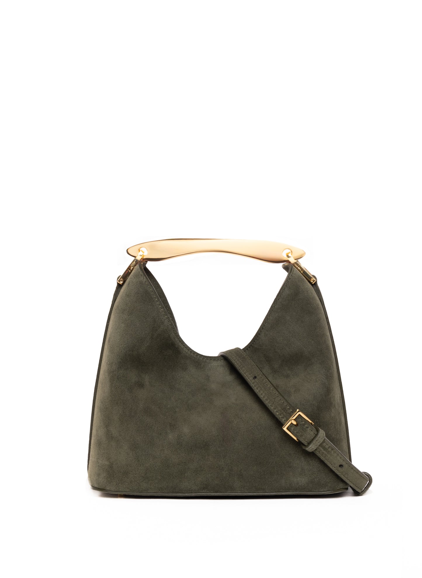 Small Boomerang Suede Khaki
