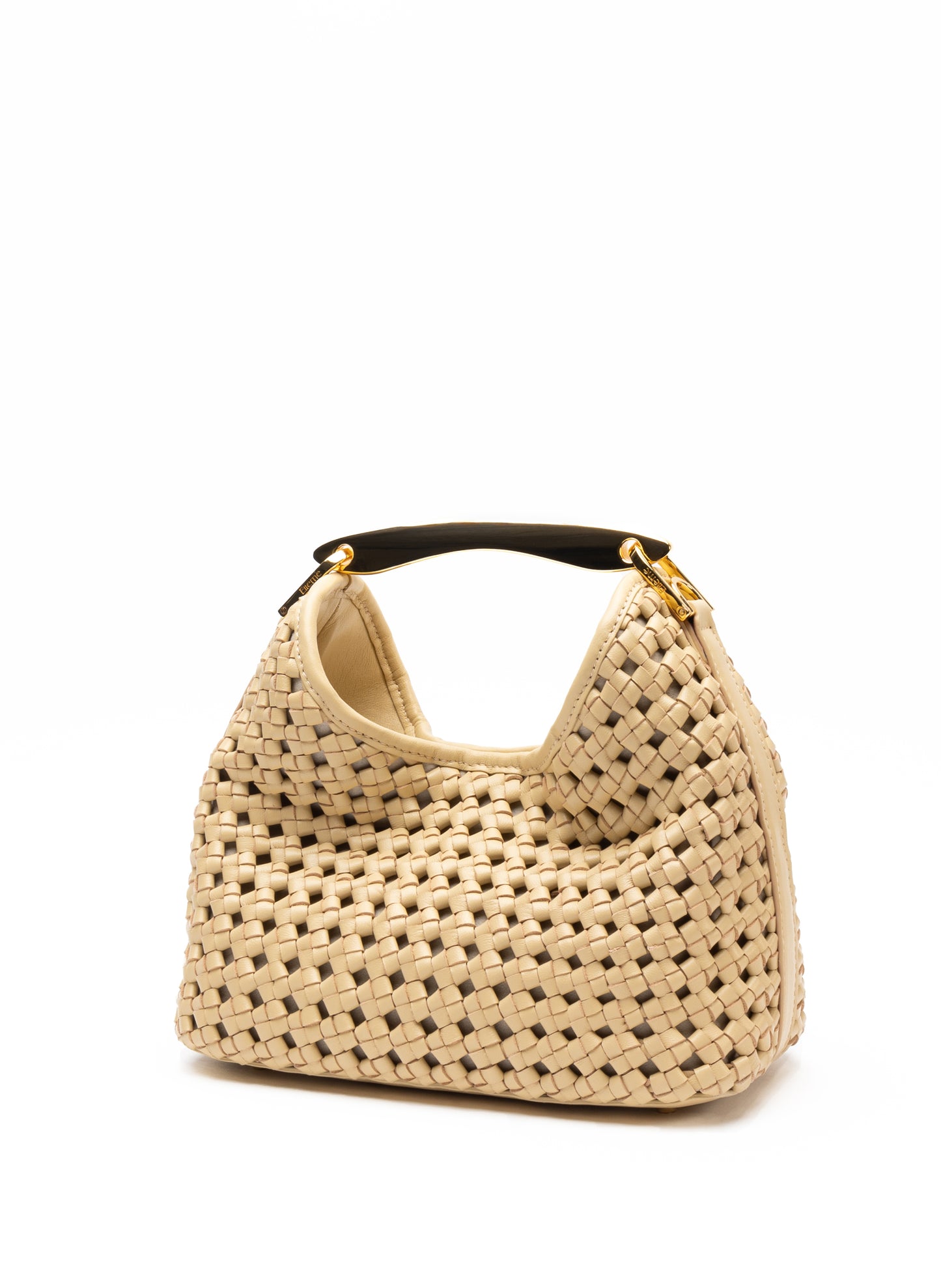 Small Boomerang Woven Leather Butter