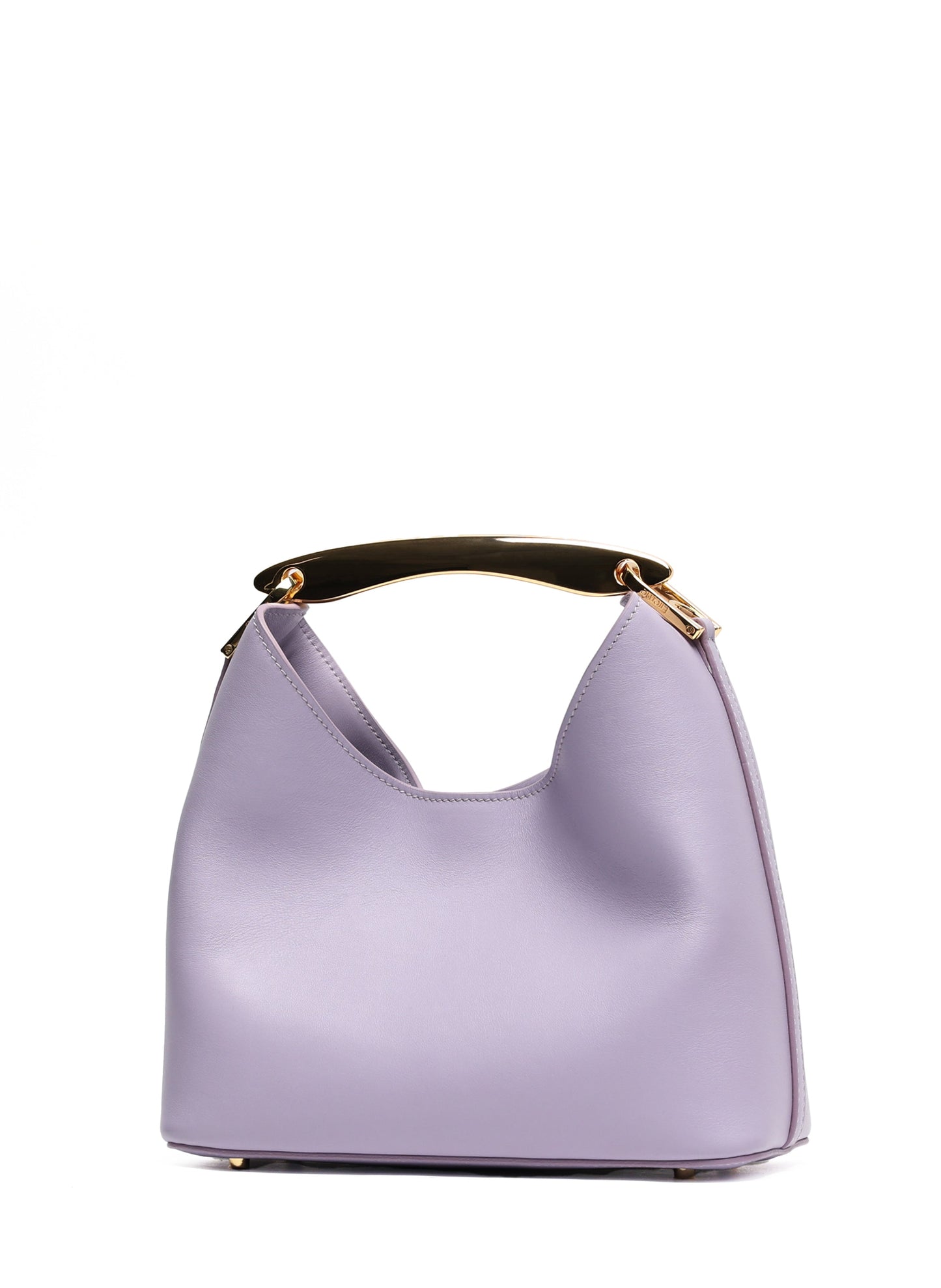 Small Boomerang Leather Lilac