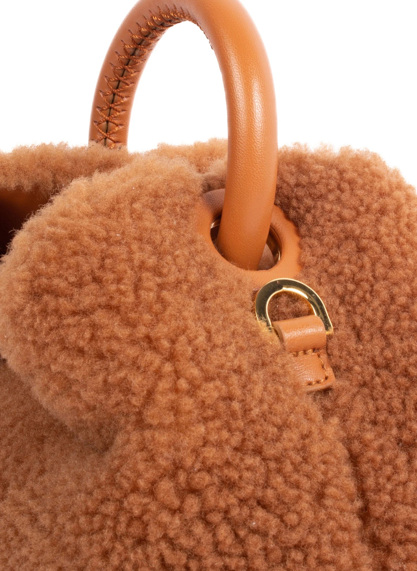 Baozi Shearling Teddy Caramel