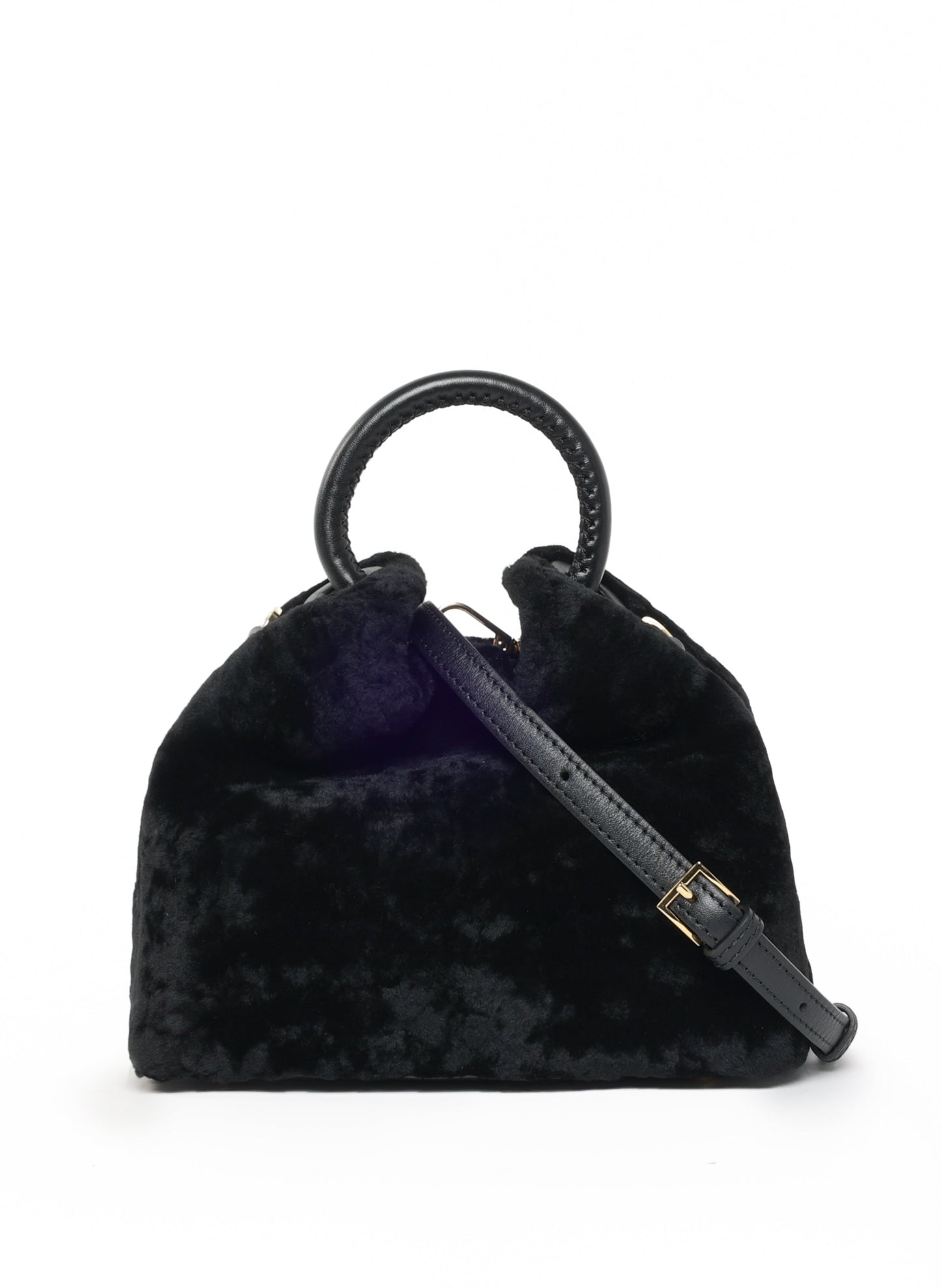 Baozi Shearling Montone Black