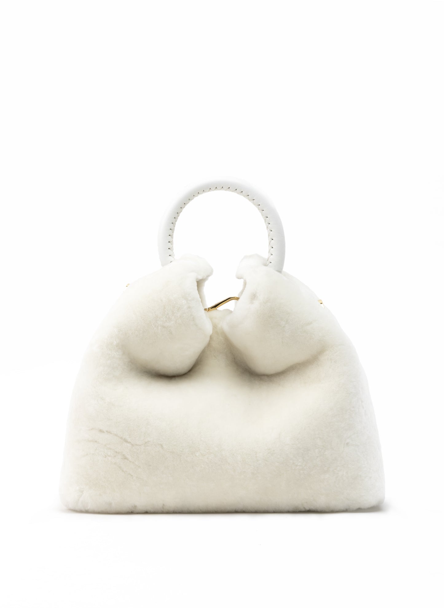 Baozi Shearling Montone White