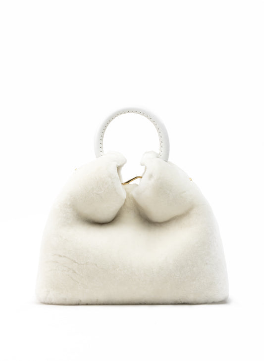 Baozi Shearling Montone White