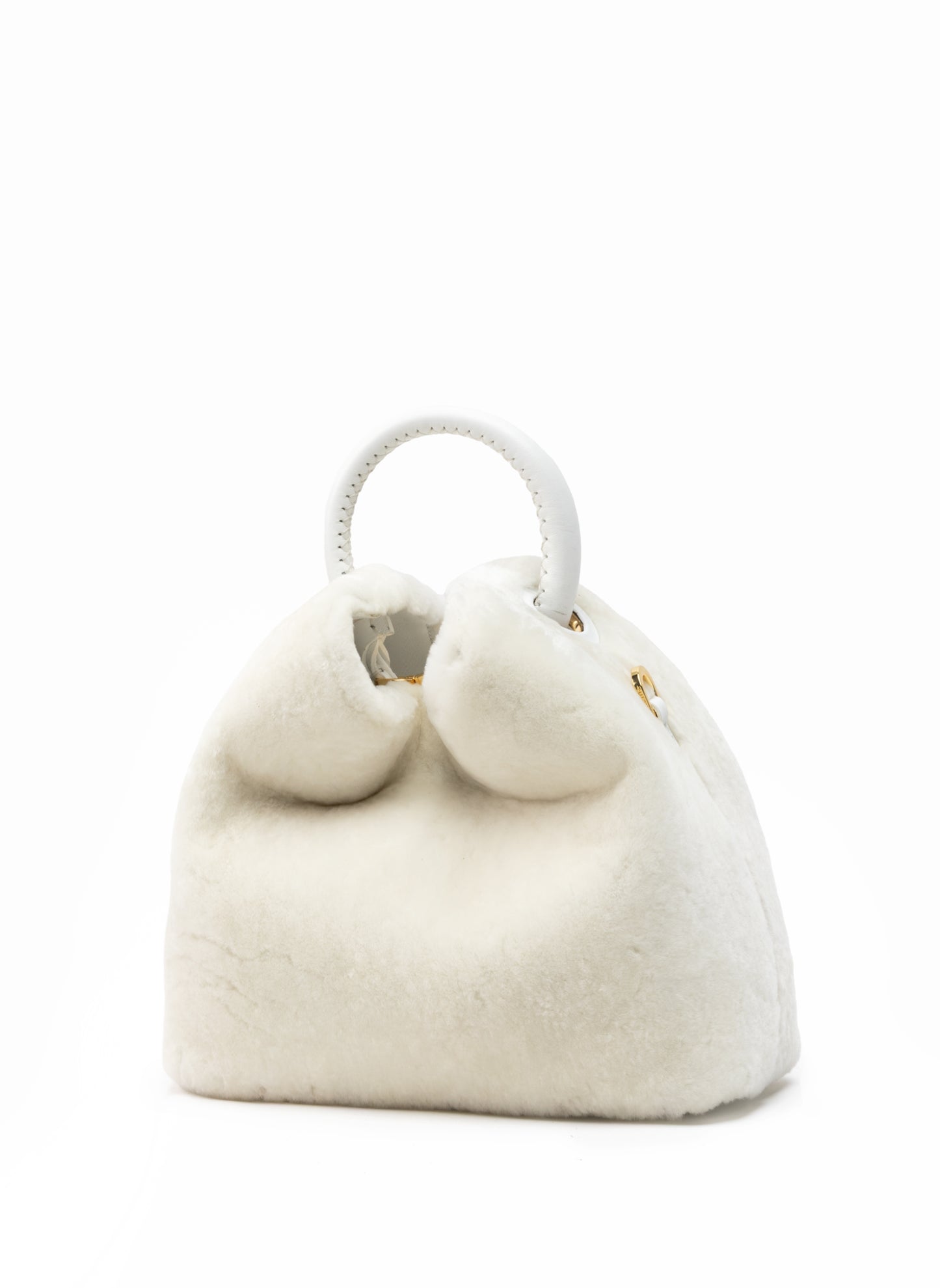 Baozi Shearling Montone White