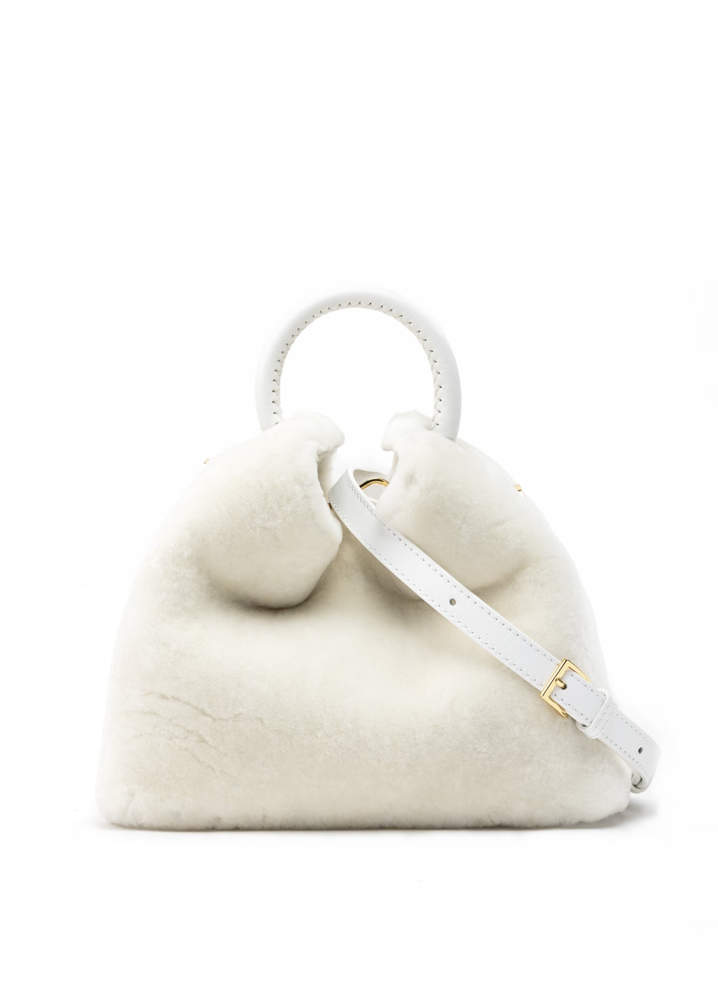 Baozi Shearling Montone White