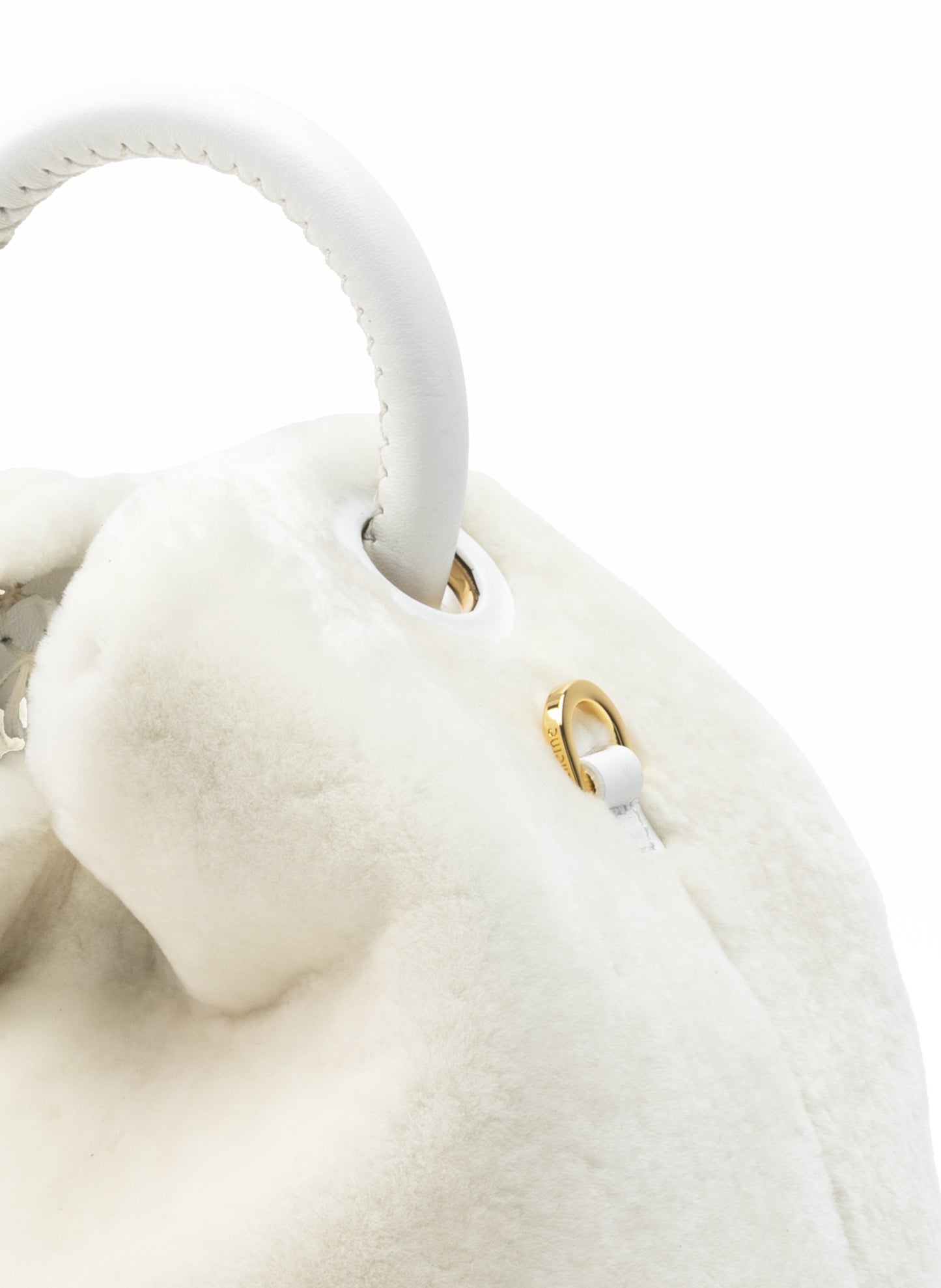 Baozi Shearling Montone White