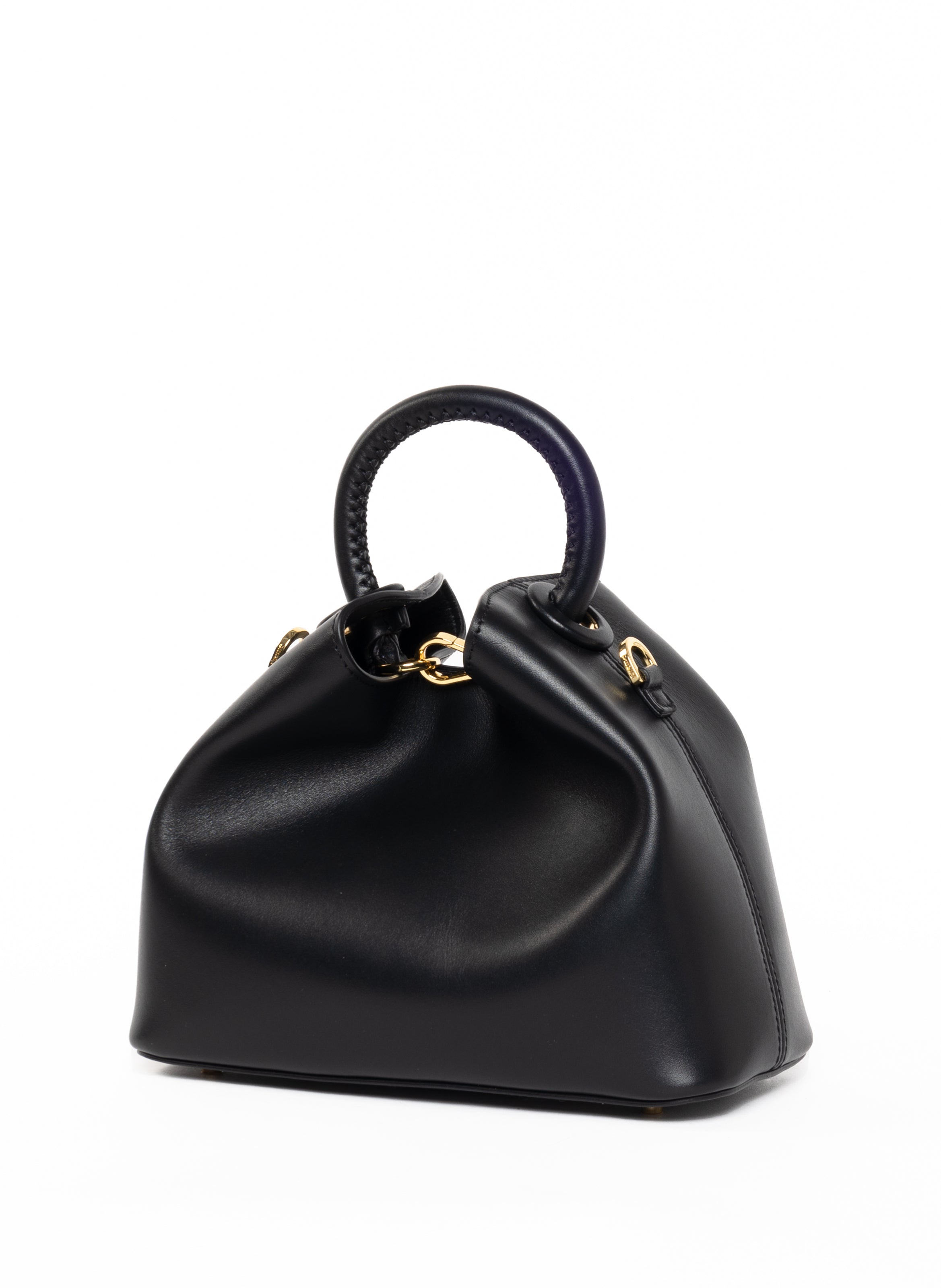 【即日発送】☆ELLEME☆ BAOZI 2wayレザーバッグ Baozi Leather Black - Designer Leather Handbag - Elleme