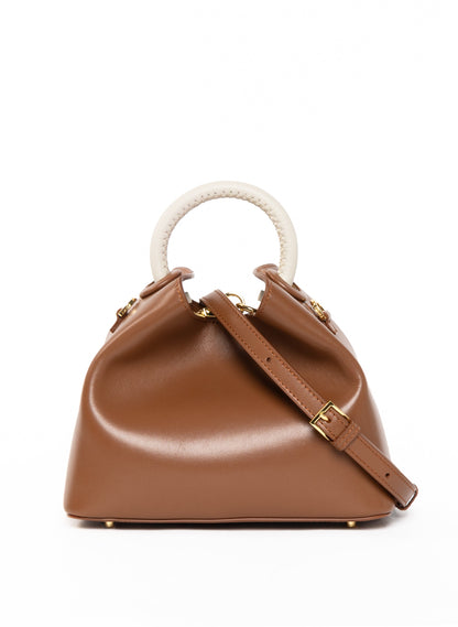 Baozi Leather Cognac/Beige