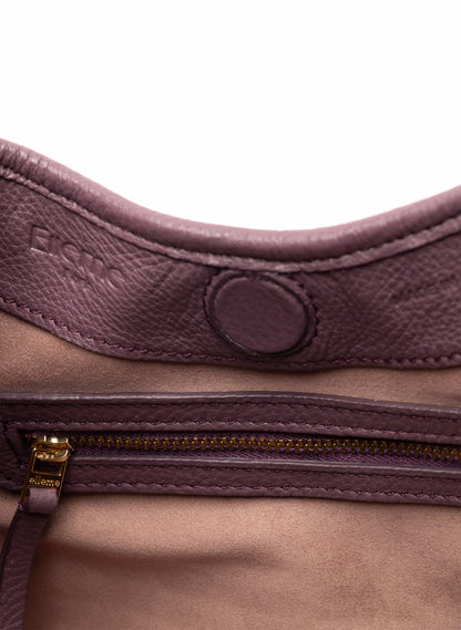 Baozi Pebbled Leather Blackberry