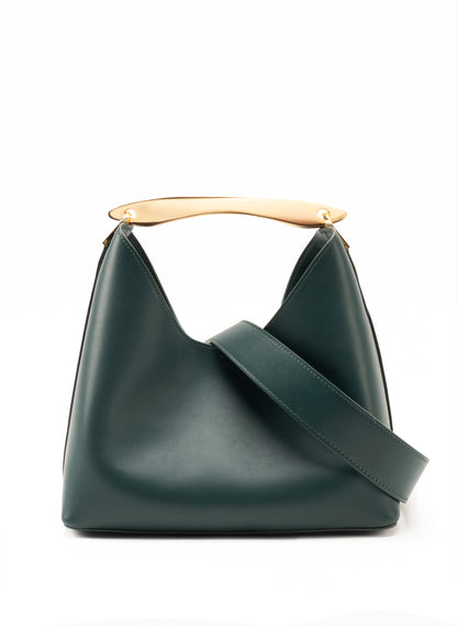 Boomerang Leather Forest Green
