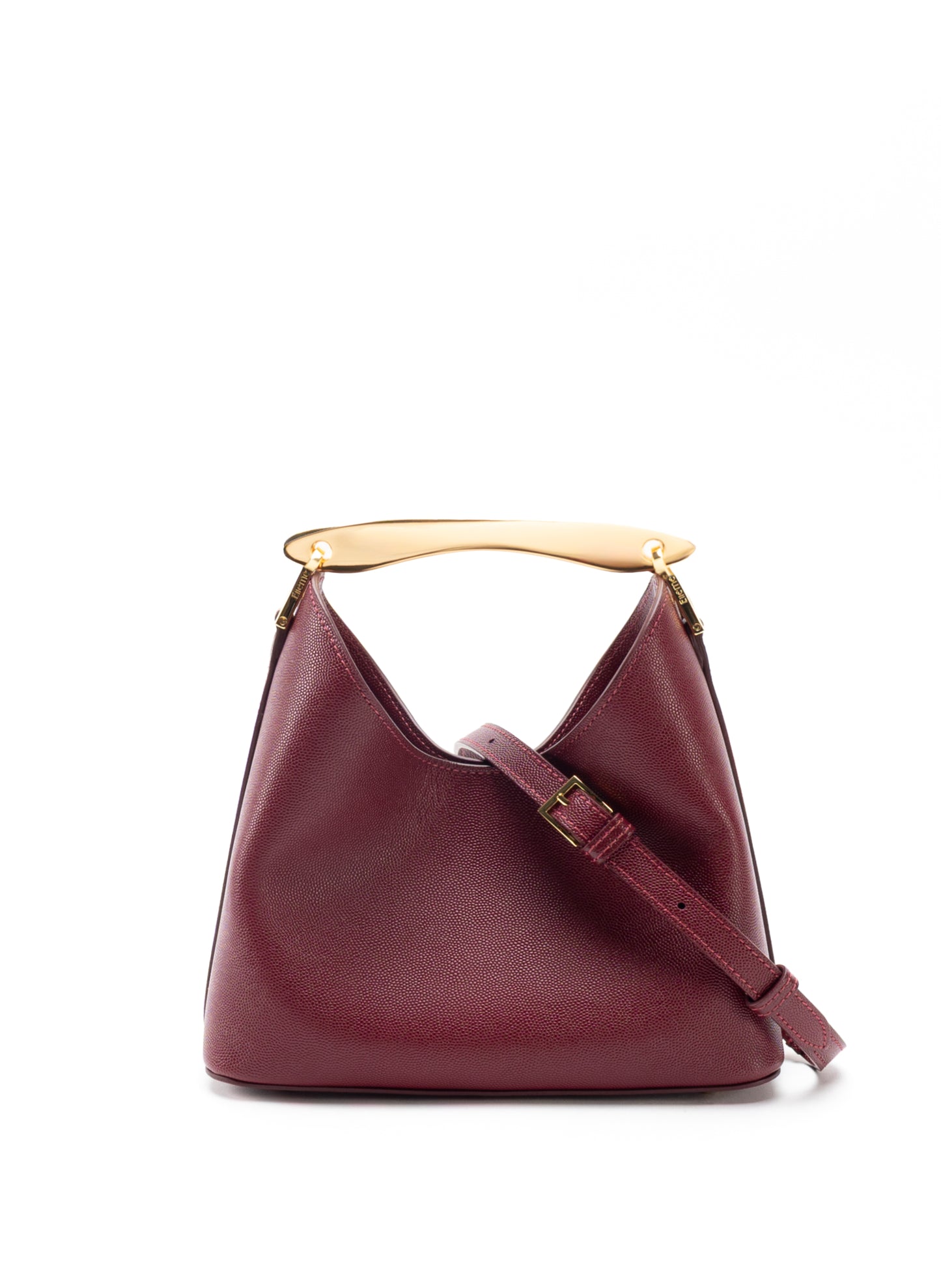 Small Boomerang Caviar Leather Burgundy