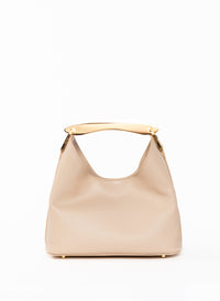 Small Boomerang Caviar Leather Nude