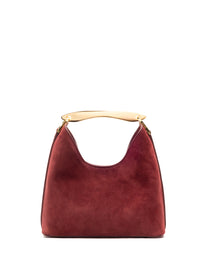 Small Boomerang Suede Burgundy