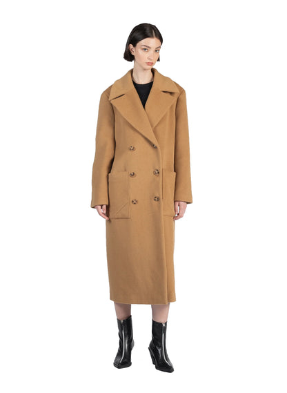 Boyfriend Coat Camel