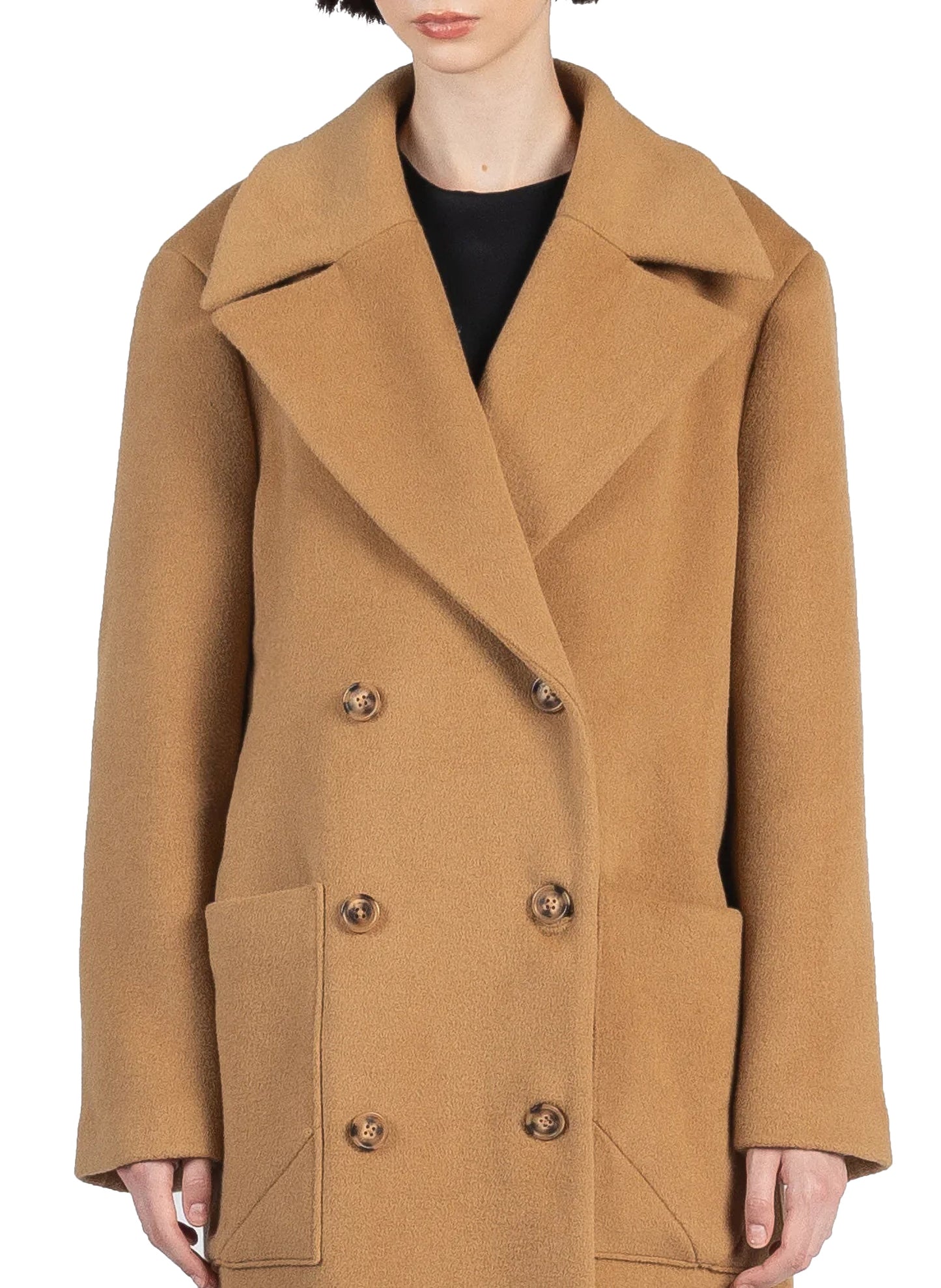 Boyfriend Coat Camel