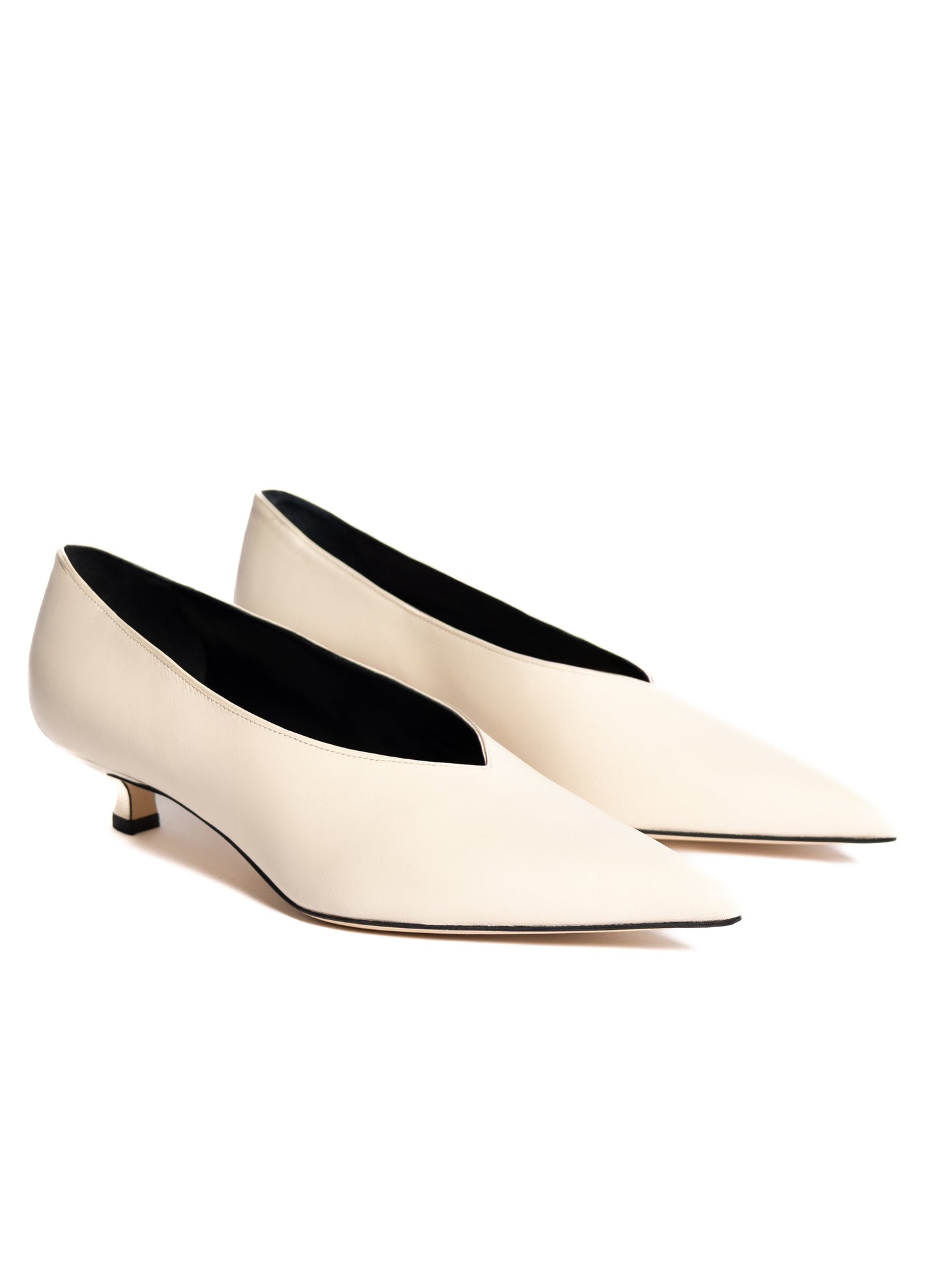 Vivian Pumps Leather Cream