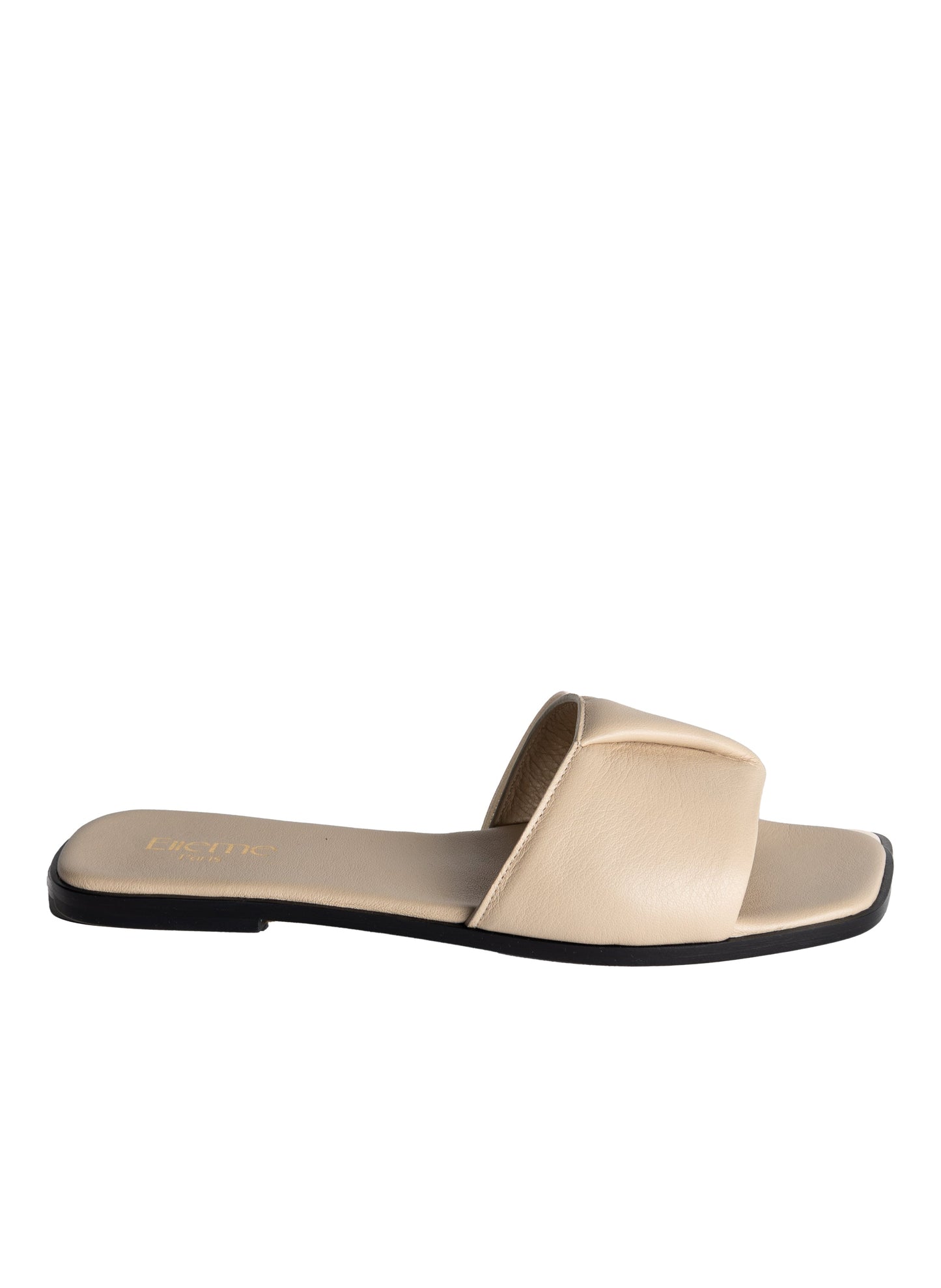 Fold Sandal Cream/Black