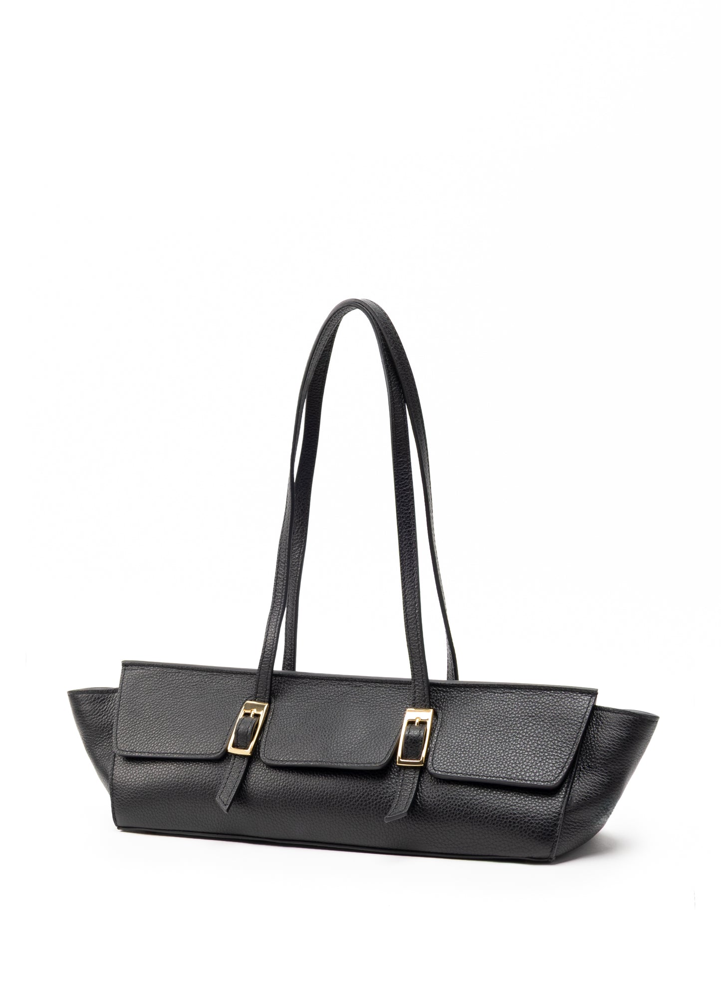 Le Bateau Pebbled Leather Black