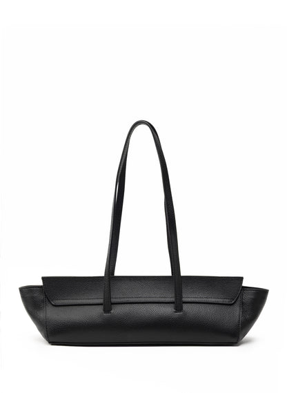 Le Bateau Pebbled Leather Black