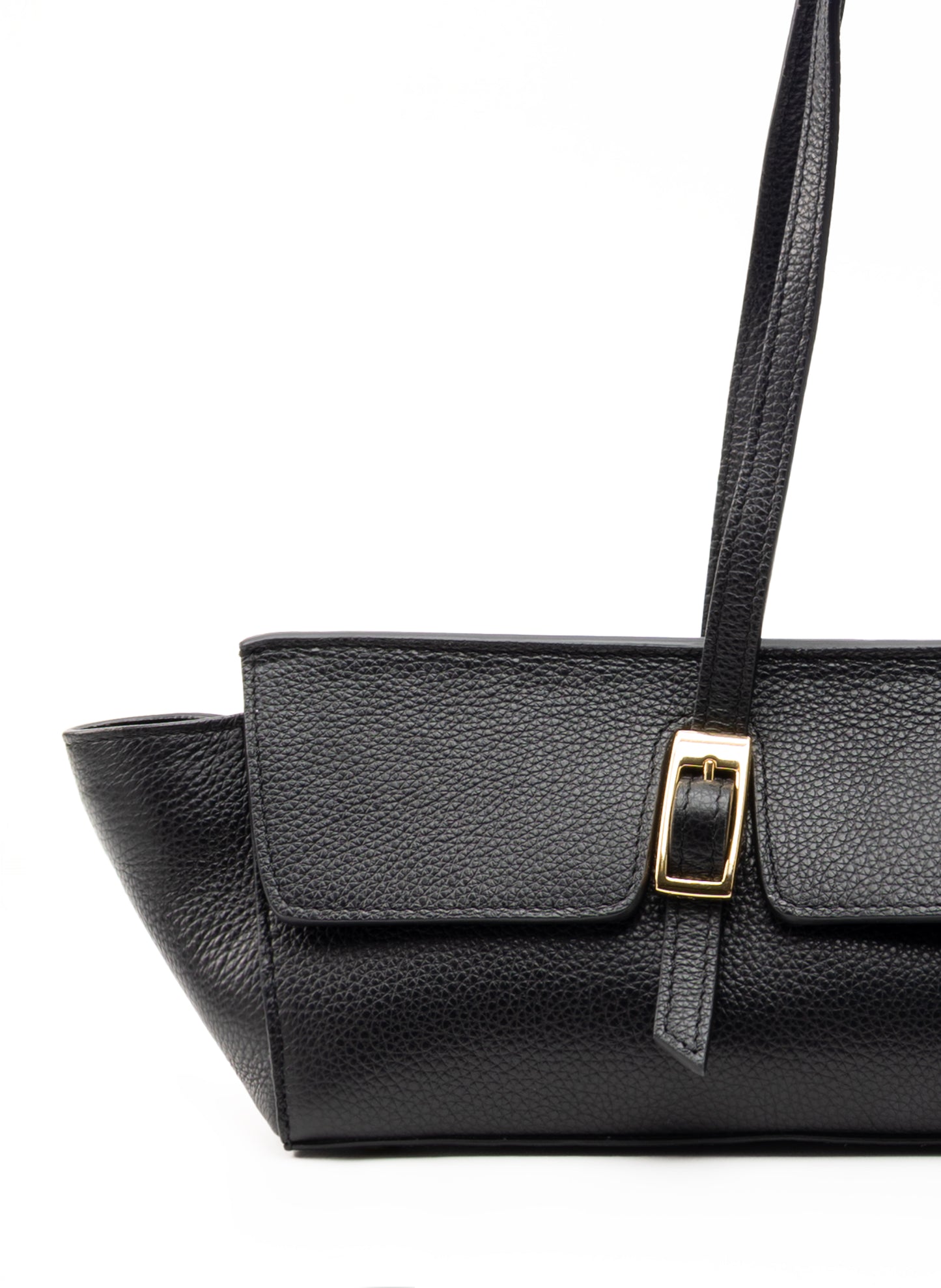 Le Bateau Pebbled Leather Black