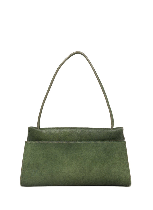 Long Papillon Calf Leather Green