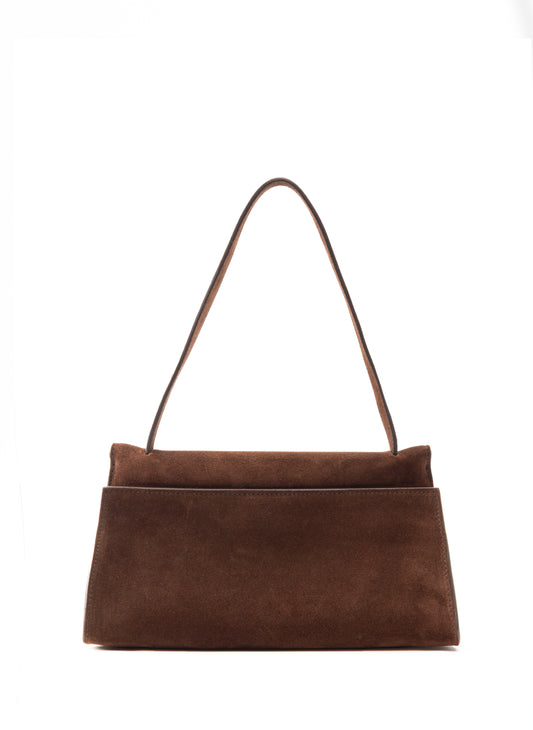 Long Papillon Suede Brownie