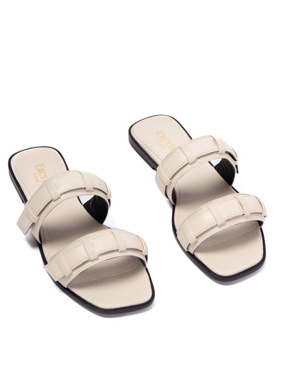 Loop Flat Sandal Ivory