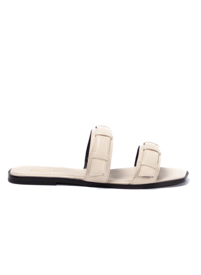 Loop Flat Sandal Ivory