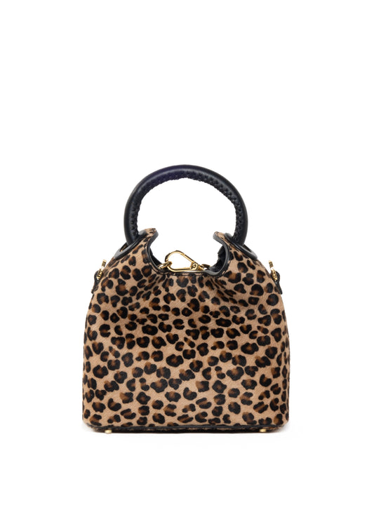 Madeleine Calf Leather Leopard Kid