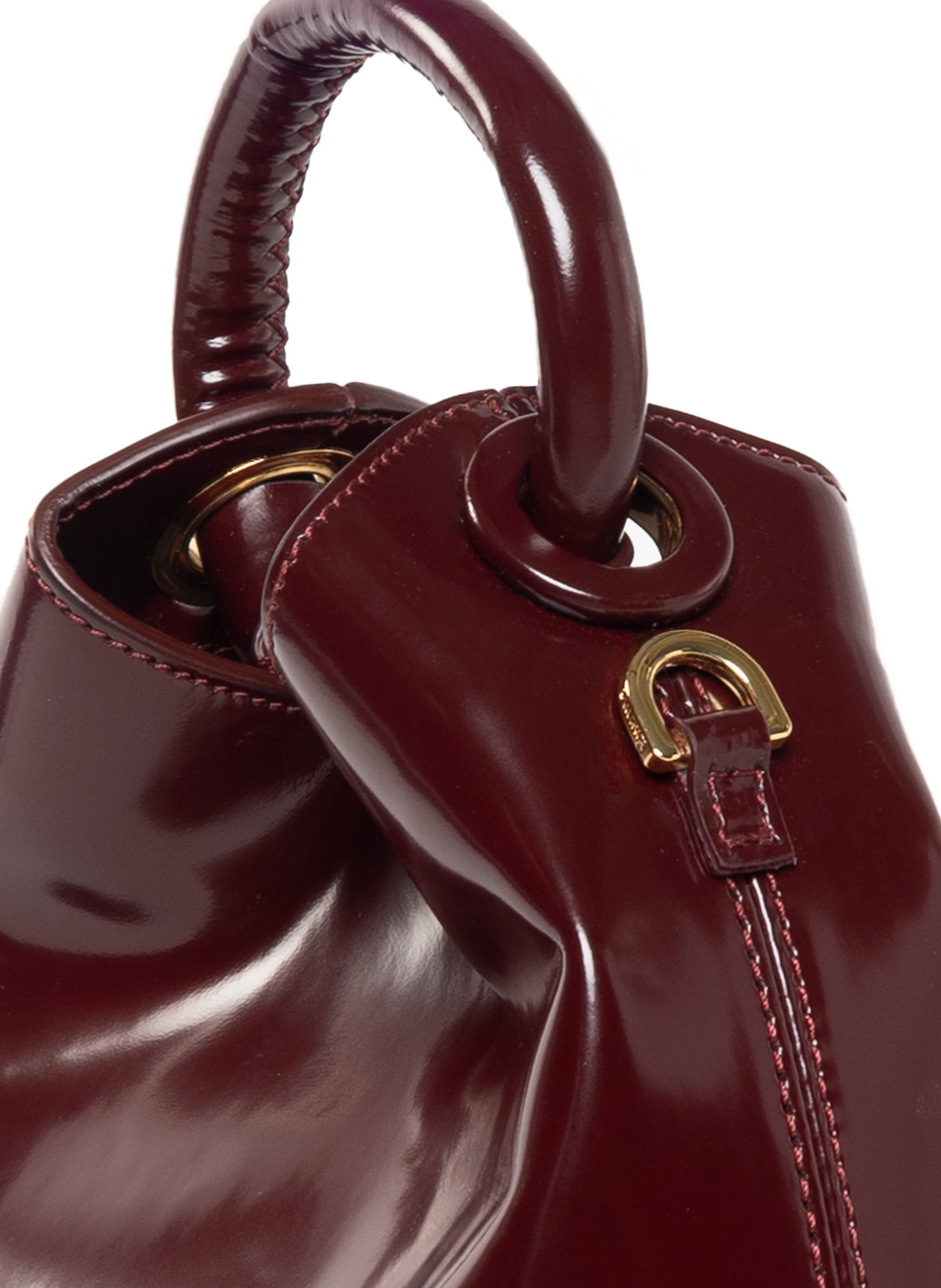 Madeleine Patent Leather Wine