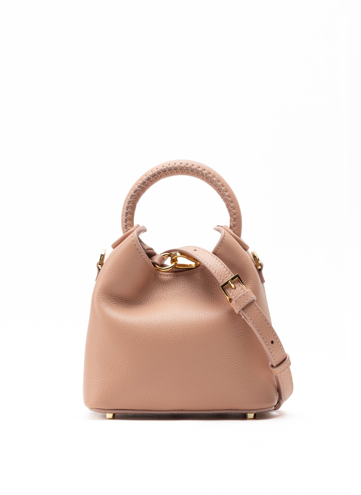 Madeleine Pebbled Leather Dust Pink