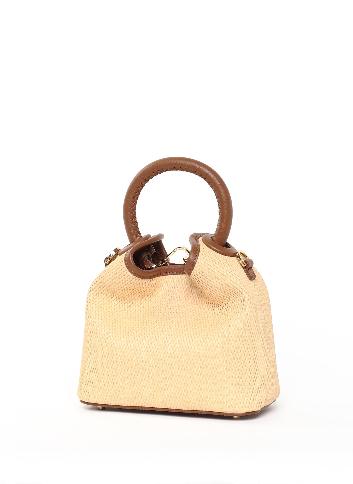 Madeleine Raffia Naturale/Cognac