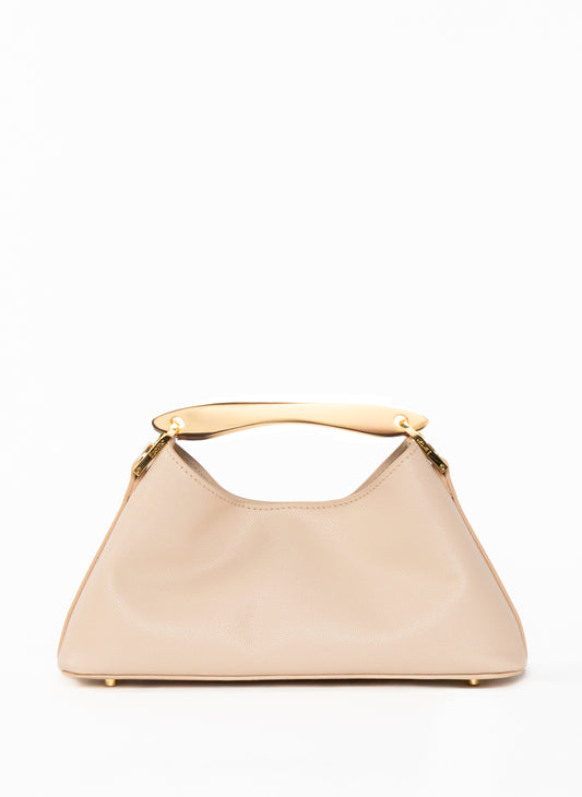 Mini Boomerang Caviar Leather Nude