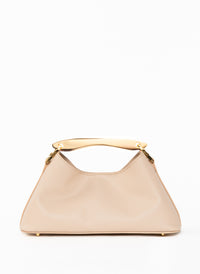Mini Boomerang Caviar Leather Nude