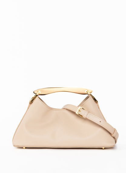 Mini Boomerang Caviar Leather Nude