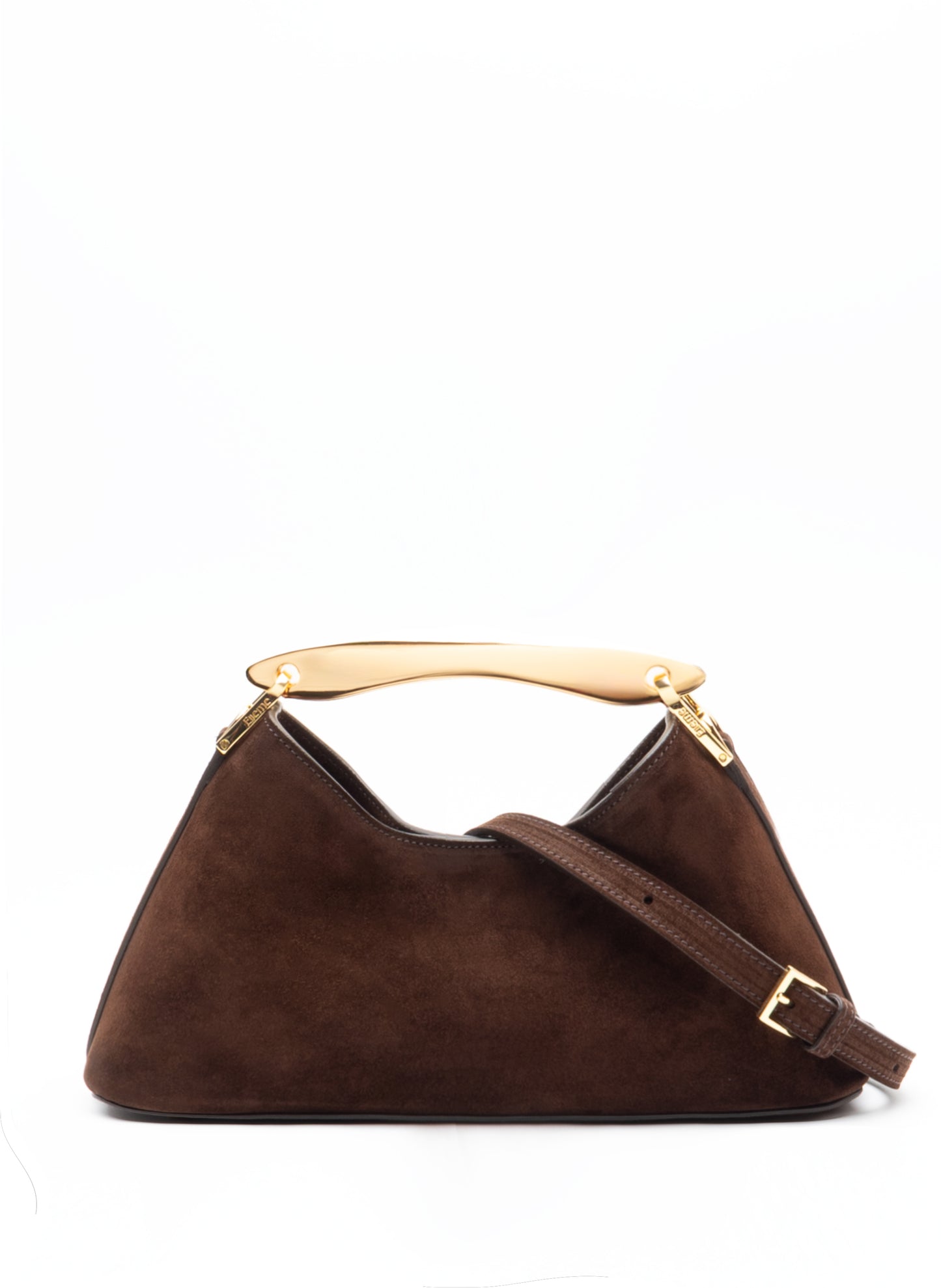 Mini Boomerang Suede Brownie