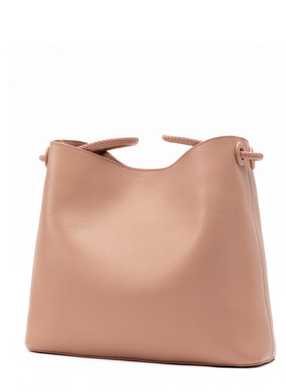 New Vosges Pebbled Leather Dust Pink