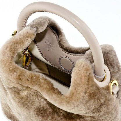 Madeleine Shearling Montone Taupe