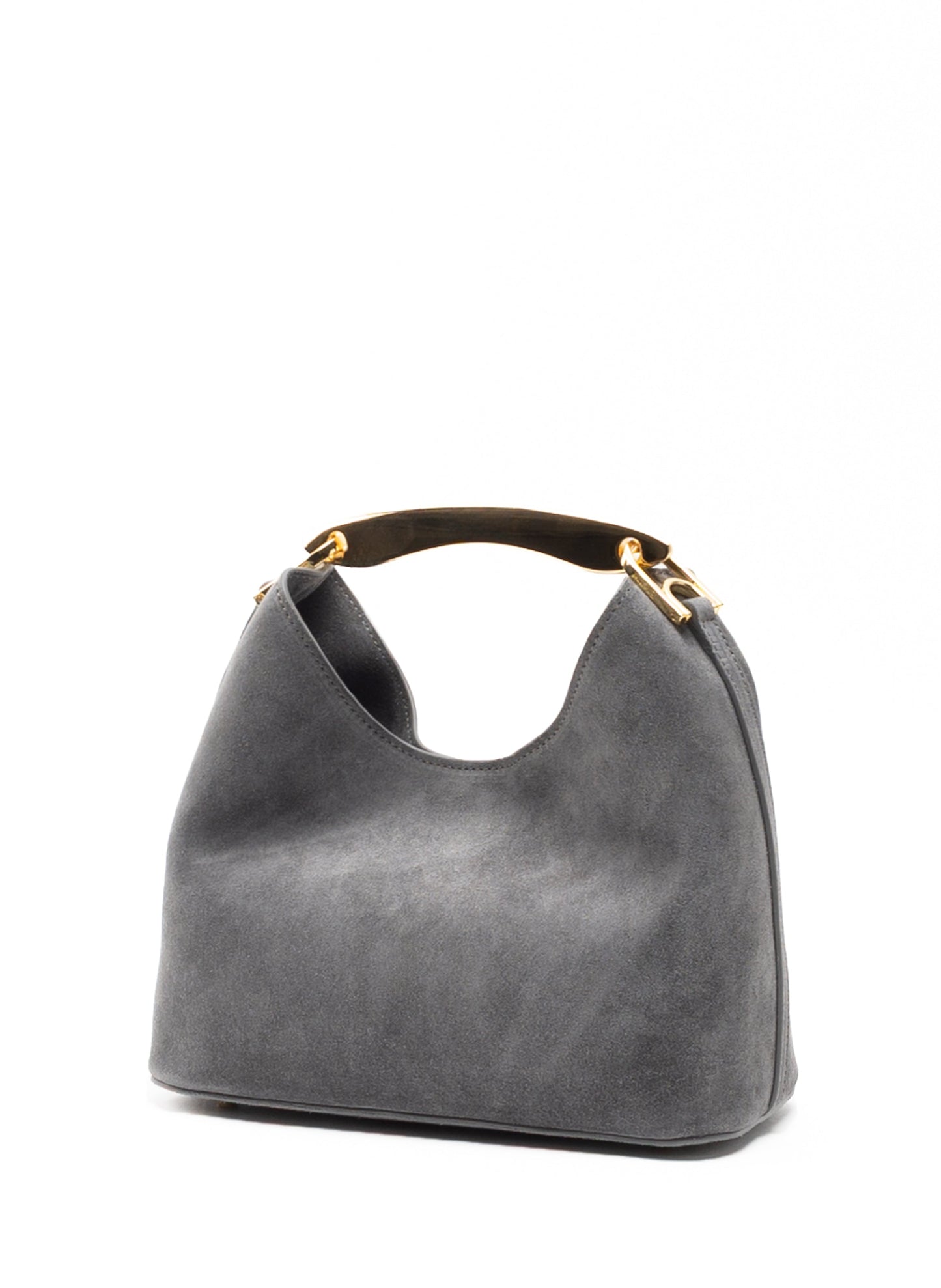 Small Boomerang Suede Grey