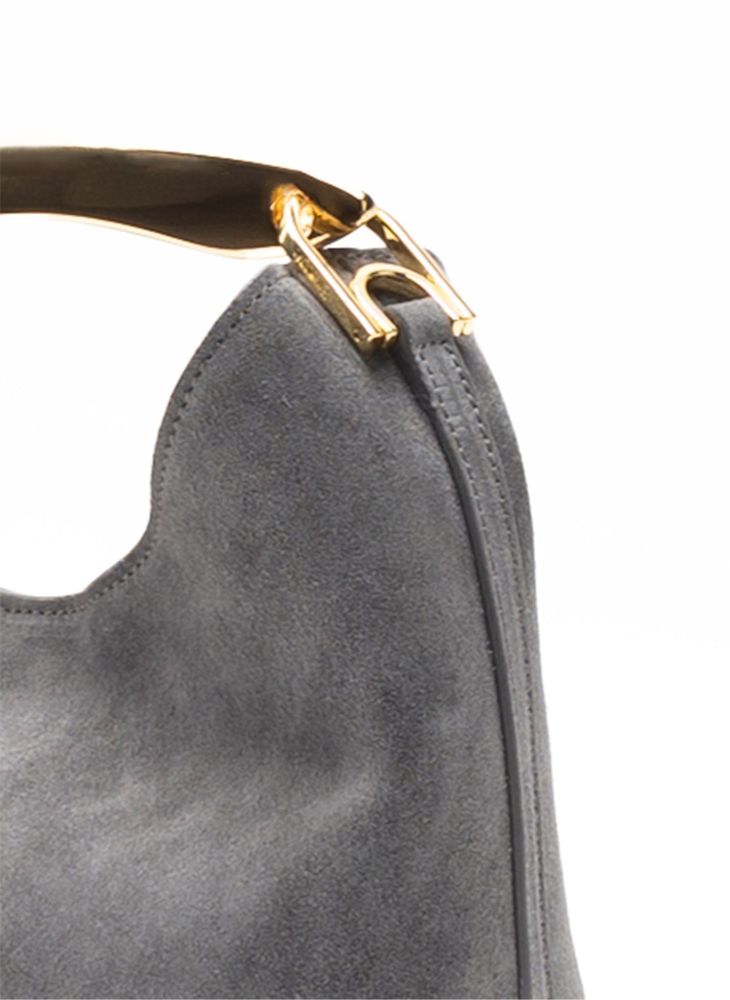 Small Boomerang Suede Grey